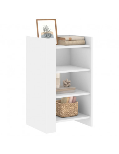 Credenza Bianca 45x35x75 cm in Legno Multistrato