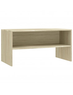 Mobile Porta TV Rovere Sonoma 80x40x40 cm in Legno Multistrato 2