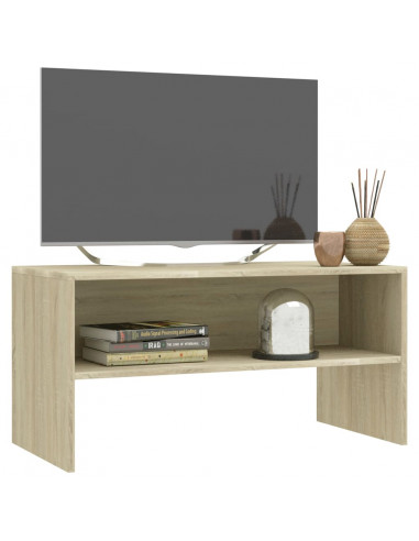 Mobile Porta TV Rovere Sonoma 80x40x40 cm in Legno Multistrato