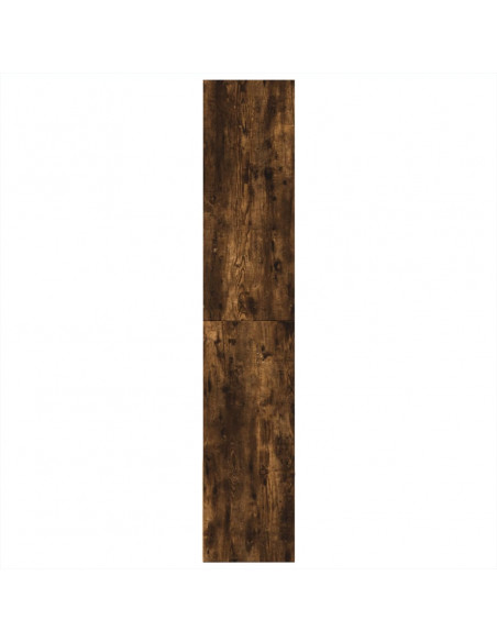 Libreria Rovere Fumo 100x36x189 cm in Legno Multistrato