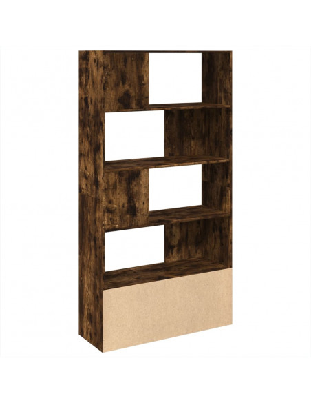 Libreria Rovere Fumo 100x36x189 cm in Legno Multistrato