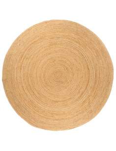 Tappeto in Juta Intrecciata 180 cm Rotondo