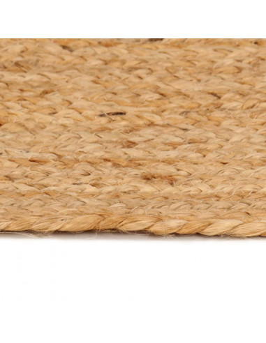 Tappeto in Juta Intrecciata 180 cm Rotondo