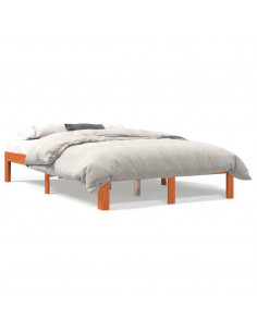 Giroletto Marrone Cera 120x200 cm in Legno Massello di Pino 2