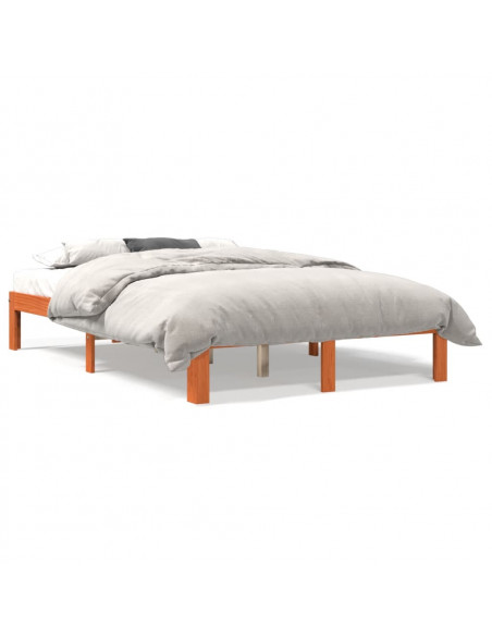 Giroletto Marrone Cera 120x200 cm in Legno Massello di Pino