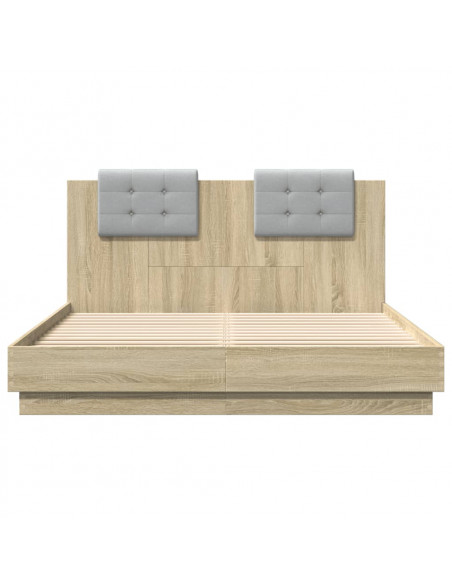 Giroletto Testiera Rovere Sonoma 120x200 cm Legno Multistrato