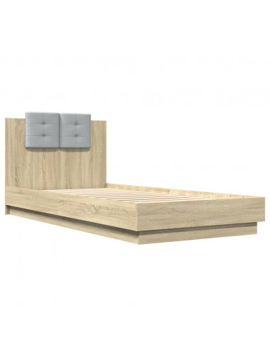 Giroletto Testiera Rovere Sonoma 100x200 cm Legno Multistrato