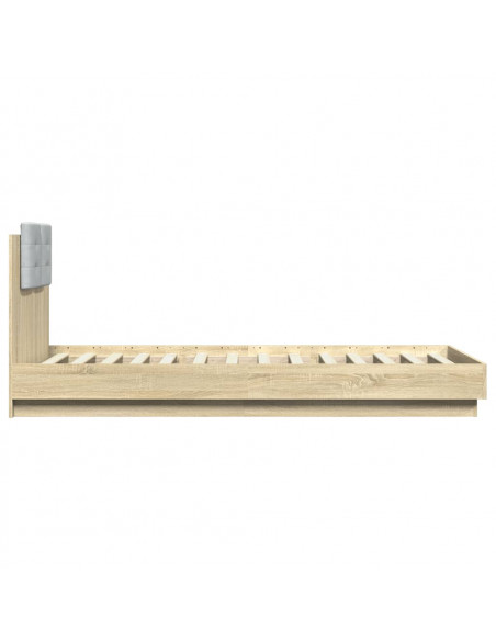 Giroletto Testiera Rovere Sonoma 100x200 cm Legno Multistrato