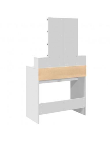 Toeletta con LED Bianca 80x41x144,5 cm