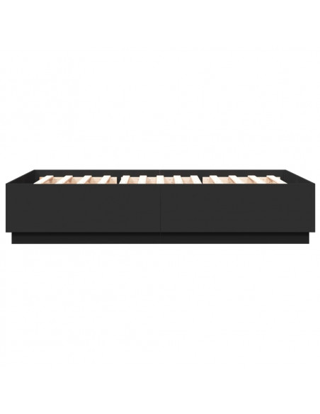 Giroletto Nero 140x200 cm in Legno Multistrato