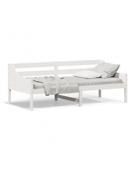 Dormeuse Bianca 90x200 cm in Legno Massello di Pino