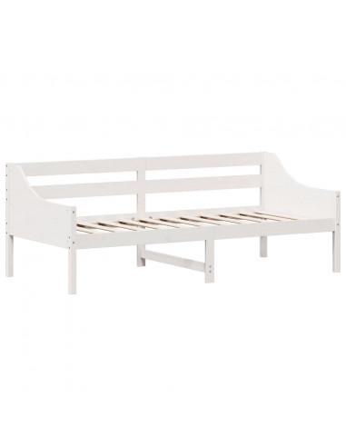 Dormeuse Bianca 90x200 cm in Legno Massello di Pino