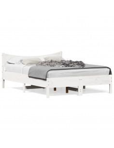 Giroletto Bianco 140x200 cm in Legno Massello di Pino 2