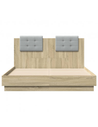 Giroletto Testiera Rovere Sonoma 120x190 cm Legno Multistrato