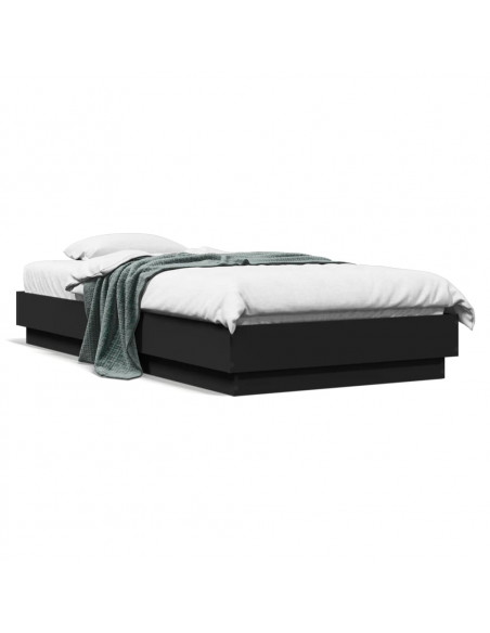 Giroletto Nero 90x190 cm in Legno Multistrato