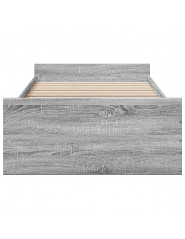 Giroletto Cassetti Grigio Sonoma 75x190 cm Legno Multistrato