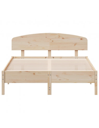 Giroletto con Testiera 120x200 cm in Legno Massello di Pino