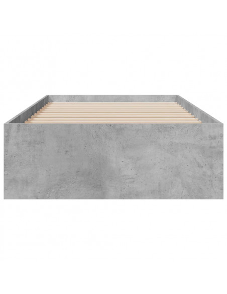 Giroletto Cassetti Grigio Cemento 100x200 cm Legno Multistrato