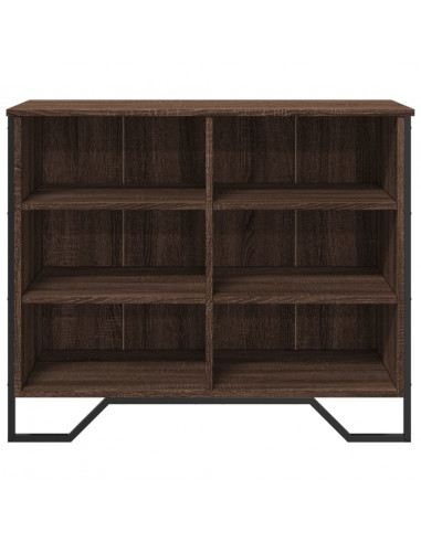 Credenza Rovere Marrone 91x35,5x74,5 cm in Legno Multistrato