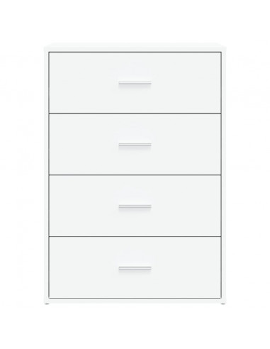 Credenze 2 pz Bianche 60x31x84 cm in Legno Multistrato