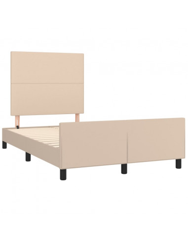 Giroletto con Testiera Cappuccino 120x190 cm in Similpelle