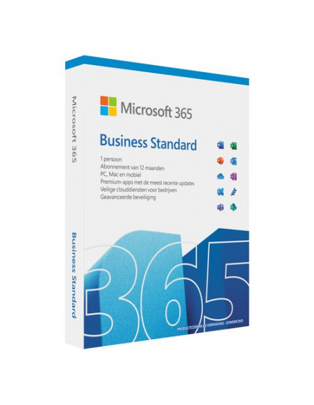 MICROSOFT 365 Business Standard Retail Italian EuroZone Sub 1YR Mdls P8 1 utente - 5PC/MAC + 5 SMARTPHONE + 5 TABLET KLQ-00679