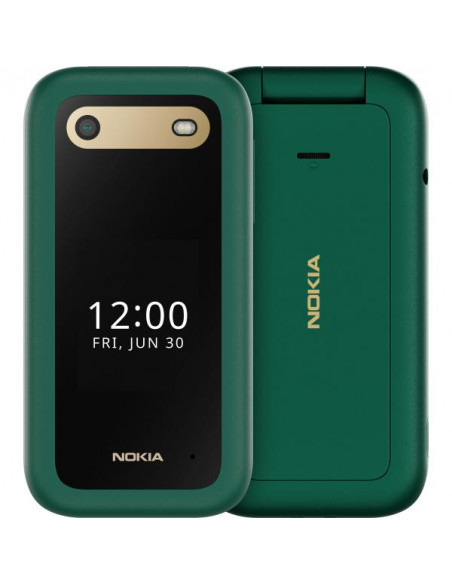 Nokia 2660 Flip 4G 7,11 cm (2.8") 123 g Verde Telefono di livello base