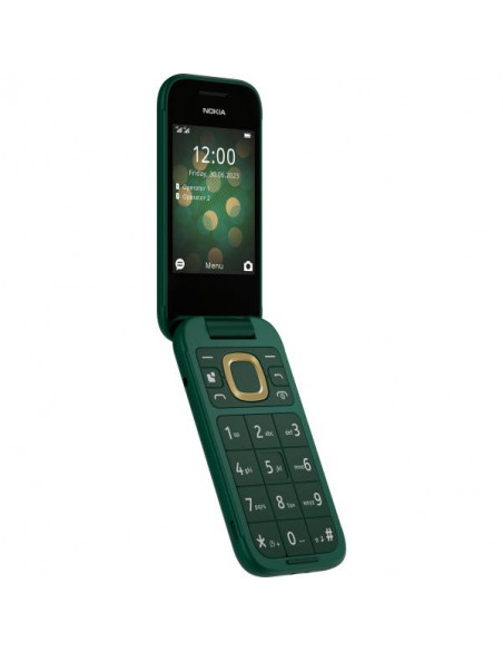Nokia 2660 Flip 4G 7,11 cm (2.8") 123 g Verde Telefono di livello base