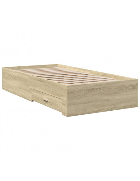 Giroletto Cassetti Rovere Sonoma 75x190 cm Legno Multistrato