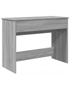 Toeletta con Specchio Grigio Sonoma 100x45x76 cm 2