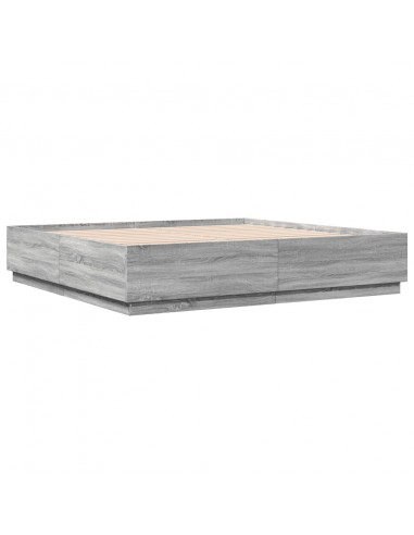 Giroletto Grigio Sonoma 180x200 cm in Legno Multistrato