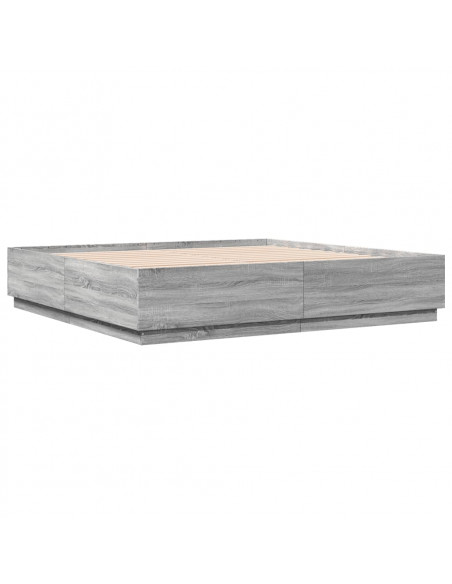 Giroletto Grigio Sonoma 180x200 cm in Legno Multistrato