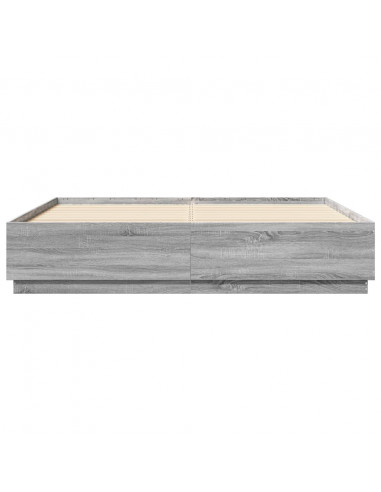 Giroletto Grigio Sonoma 180x200 cm in Legno Multistrato