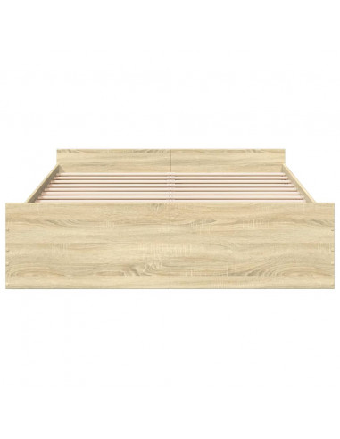 Giroletto Cassetti Rovere Sonoma 140x200 cm Legno Multistrato