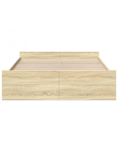 Giroletto Cassetti Rovere Sonoma 140x200 cm Legno Multistrato
