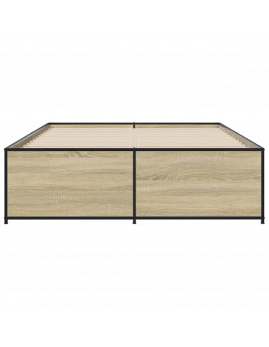 Giroletto Rovere Sonoma 140x190 cm in Legno Multistrato Metallo