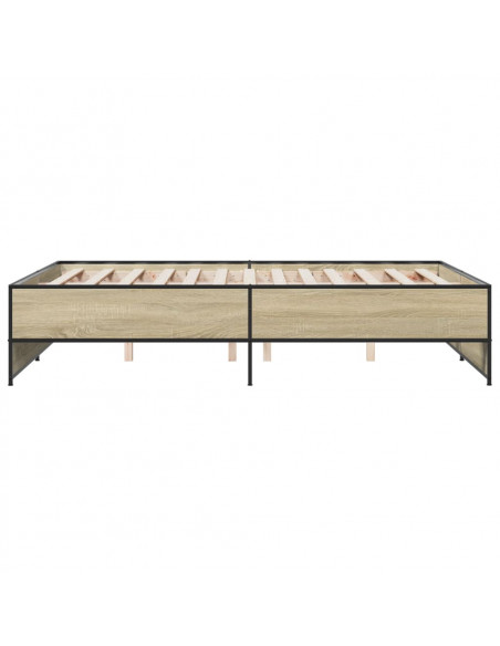 Giroletto Rovere Sonoma 140x190 cm in Legno Multistrato Metallo