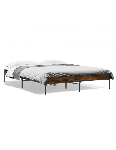 Giroletto Rovere Fumo 140x200 cm in Legno Multistrato Metallo