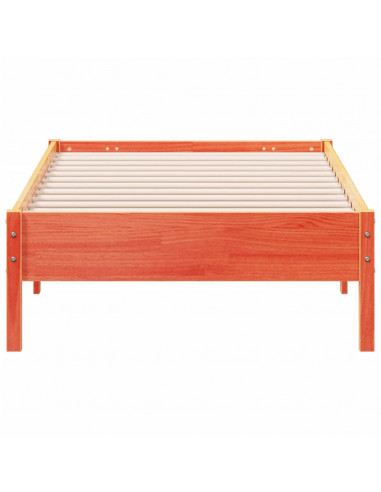 Giroletto Marrone Cera 90x190 cm in Legno Massello di Pino