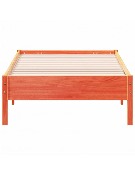 Giroletto Marrone Cera 90x190 cm in Legno Massello di Pino