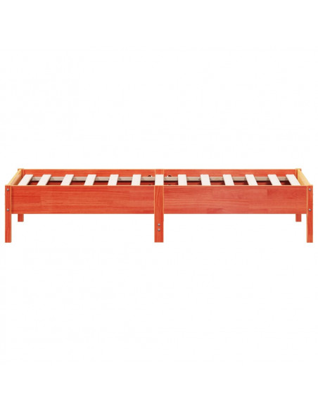 Giroletto Marrone Cera 90x190 cm in Legno Massello di Pino