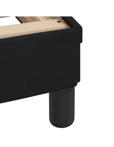 Giroletto con Luci LED Nero 180x200 cm in Velluto