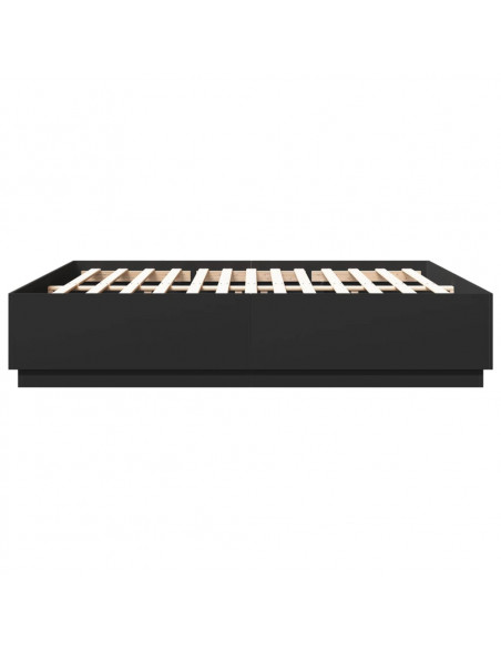 Giroletto Nero 180x200 cm in Legno Multistrato
