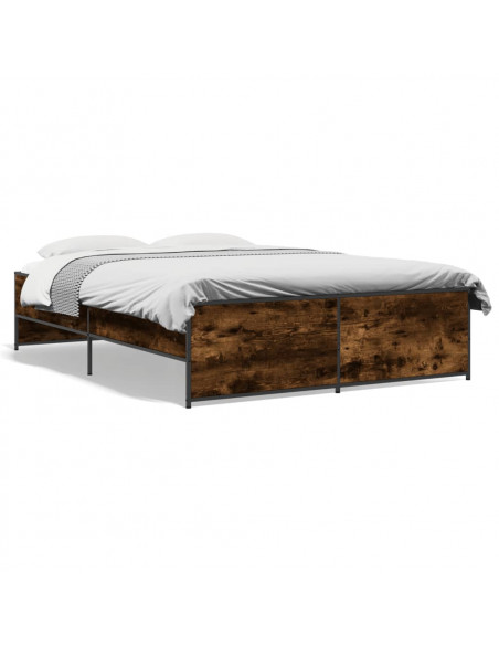 Giroletto Rovere Fumo 135x190 cm in Legno Multistrato Metallo