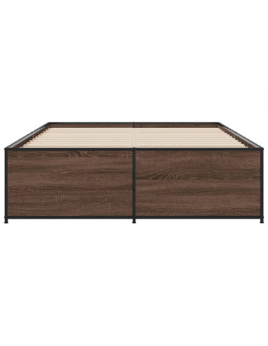 Giroletto Rovere Marrone 135x190cm in Legno Multistrato Metallo