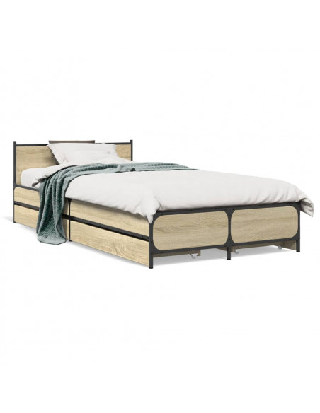 Giroletto Cassetti Rovere Sonoma 75x190 cm Legno Multistrato