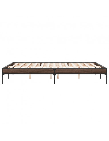 Giroletto Rovere Marrone 140x200cm in Legno Multistrato Metallo