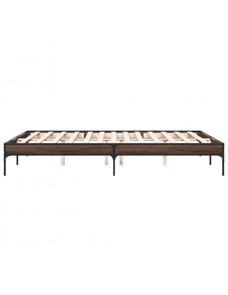 Giroletto Rovere Marrone 140x200cm in Legno Multistrato Metallo