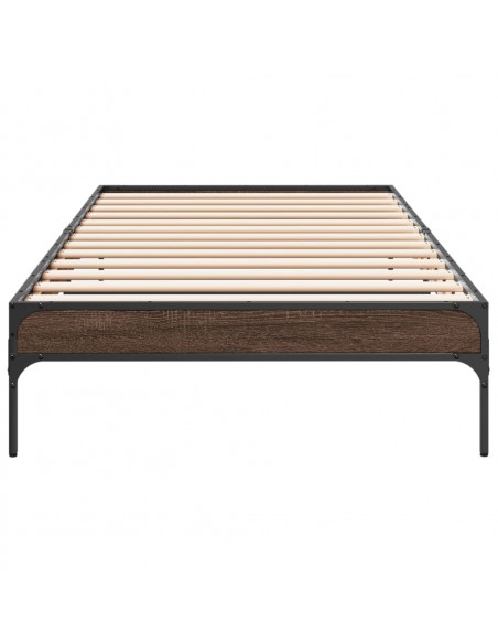 Giroletto Rovere Marrone 75x190 cm Legno Multistrato e Metallo
