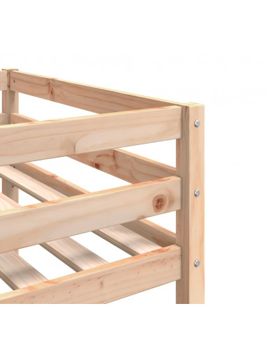 Giroletto per Bambini 80x200 cm in Legno Massello di Pino